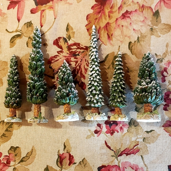 DEPARTMENT 56 - Village Accessories - Snowy Evergreens - Set of 6 - Medium - Picture 14 of 16